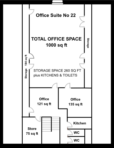 St Francis House attic plan